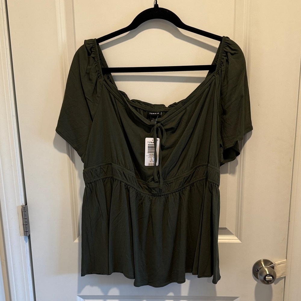 NWT - Torrid Short Sleeve Blouse